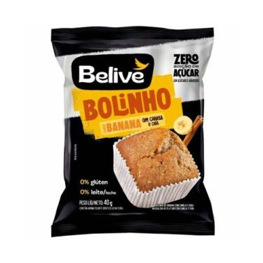 Imagem de Bolinho sabor banana com canela e chia 40g belive