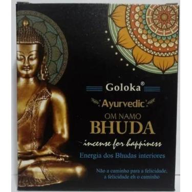 Imagem de Incenso cone cascata Goloka Buda Agarwood Back Flow