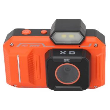 Imagem de Câmera de Zoom Digital 18x, Tela de 2,88 Polegadas 5k 70mp Câmera Digital UHD Com Flash para Gravação de Vida de Viagem, Foco Automático, Amplo Angular, Timer, Lanterna LED,