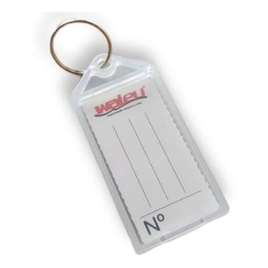 Imagem de Chaveiro Organizador Identificador Chaves Caixa Com 100 Un - Waleu, 10