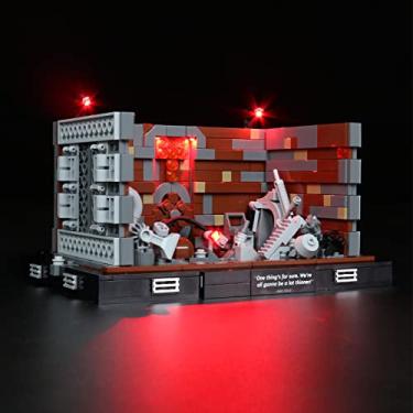 Imagem de BrickBling LED Light Kit for Lego Death Star Trash Compactor (No Lego), DIY Lights for Lego 75339, Great Gift for Lego Fans-Light Control Version