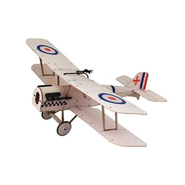 Imagem de Viloga Micro Balsa Wood Model Airplane SE5A Biplane, 14.8'' Wingspan Laser Cut Unassembled Model Airplanes Kits to Build for Adults, DIY Mini RC Plane for Indoor Fly (KIT+Motor+ESC+Servos)