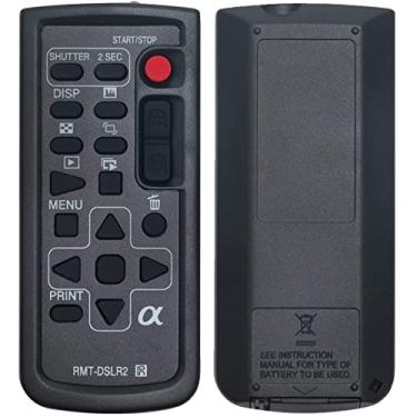 Imagem de PerFascin Controle remoto de substituição RMT-DSLR2 adequado para câmera digital Sony NEX Alpha SLT A6400 A9 A7RIII A7III A7RII A7SII A7II A7RM3 A7M3 A7RM2 A6500 A6300 A6000 A7SM2 A7M2 A7R A7R 7S A7
