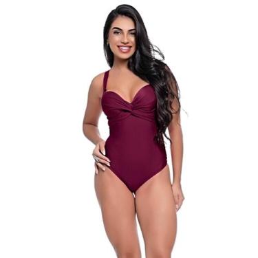 Imagem de Maiô Feminino Com Bojo Transpassado Modela Cintura e Busto - HYPE MODA