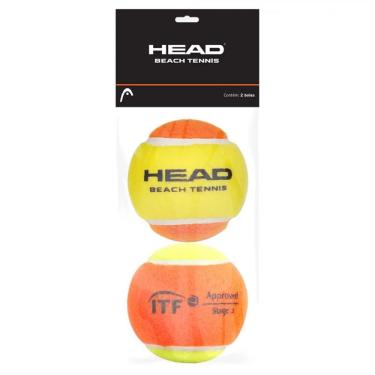Imagem de Bola De Beach Tennis Head Pack Com 02 Bolas