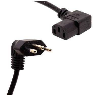 Imagem de Cabo Tripolar 90 X 90 Graus 10a 3x0,75mm 1.50m