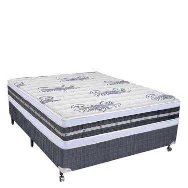 Imagem de Conjunto Castor Silver Star Tecnopedic Double Casal 138x188x74cm