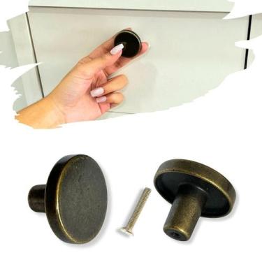 Imagem de 6 Puxador Ponto para Gavetas Armários Portas em Metal, 36mm - Compras 