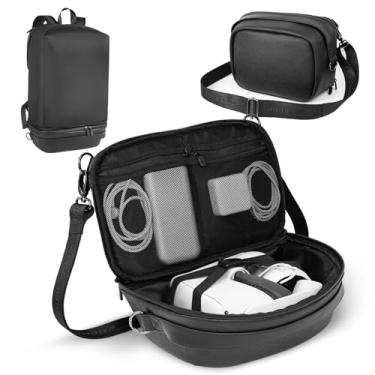 Imagem de Krone Kalpasmos Capa De Transporte Conversível Para Apple Vision Pro, Bolsa Viagem, Mochila Ombro E Proteção Compatível Com Acessórios Pro Xreal Air 2 Ultra