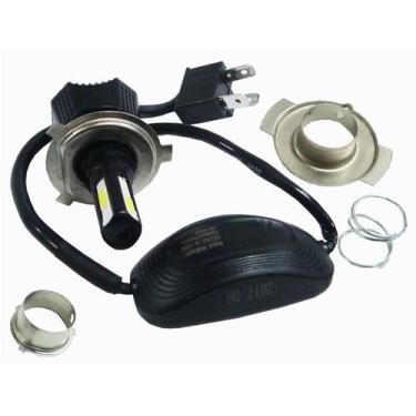 Imagem de Lâmpada Led H4 4 Leds Cbx250 Twister Fazer 150 250 Cb300 Falcon (Xenon