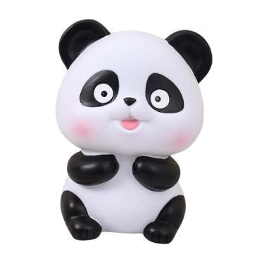 Imagem de Bothyi Cofrinho Panda Escultura Decoração de Mesa Estátua de Animal Enfeite Bonito Pote para Economizar Dinheiro Economize Cofrinho para Lembrança de Ano, Colocar a Língua para Fora
