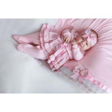 Imagem de Saida Maternidade Rosa Bebe Encanto De Menina - PEQUENO ANJO, Rosa 345