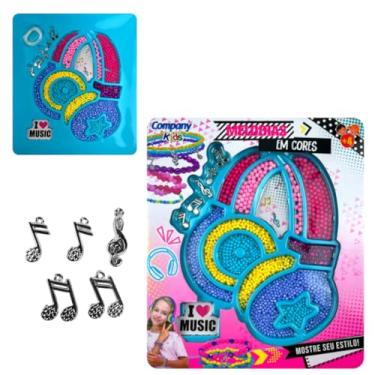Imagem de Kit Miçangas Infantil Para Fazer Pulseiras E Colares Musica