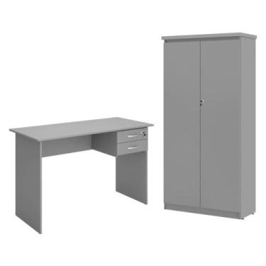 Imagem de Jogo de Escritorio França Cinza - CASA H