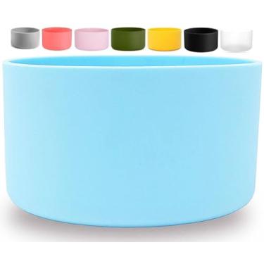 Imagem de One MissionX Capa de bota para garrafas Hydro Flask e copo de viagem - Stanley Quencher Tumblers-Owala & Simple Modern Tumblers, capa protetora antiderrapante (Frost, serve para HydroFlask 907 g e