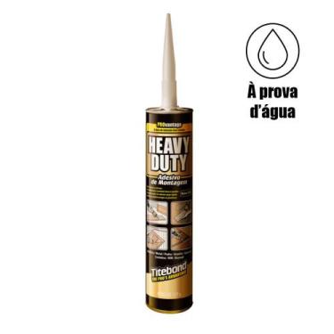 Imagem de Cola Adesivo de Montagem Heavy Duty 296 ml Titebond - GROSSL, 296 ml