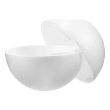 Imagem de Bola Bolinha Isopor 150mm 15cm Branco De Encaixe Oca 1 Unidade Artezanato