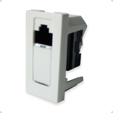 Imagem de Módulo Tomada Rede Telefonia Rj45 Branca 615045 Pial Legrand