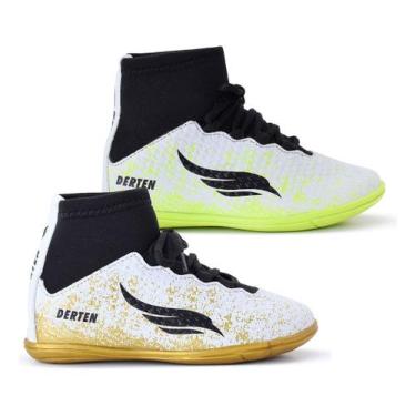 Imagem de Kit 2 Chuteira Infantil Futsal Botinha Tênis Salão Quadra 26 Ao 33 - D