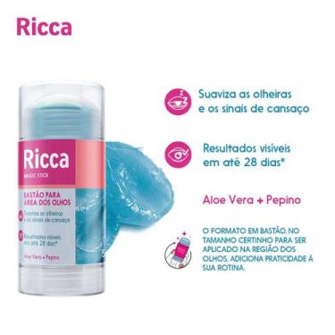 Imagem de Bastão Area dos Olhos Magic Stick Ricca Aloe Vera Pepino