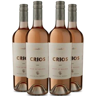 Imagem de Vinho Rose Susana Balbo Crios Malbec 750ml Kit 4 Garrafas