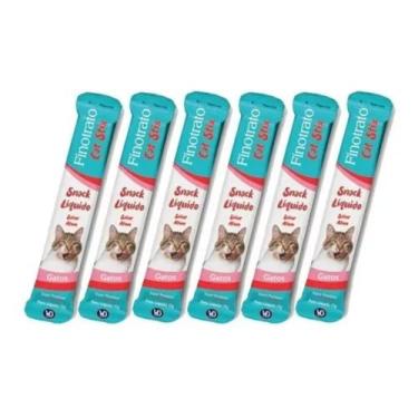 Imagem de Combo Finotrato Cat Stix 15g Sachê Petisco Snack Gatos, Atum