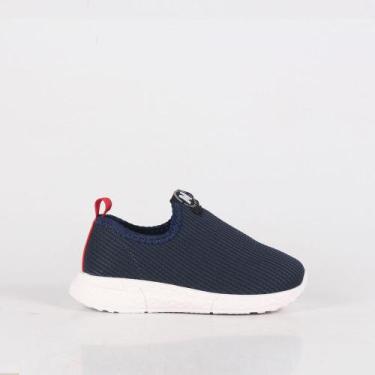 Imagem de Tênis Infantil Molekinho Slip On 2609223 Preto, Marinho, 33300, 23