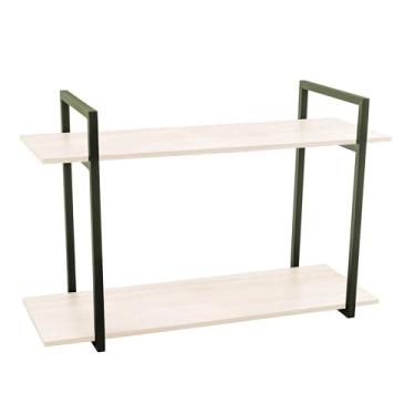 Imagem de METALTRU - Prateleira Dupla Metalon, Verde com Legno.