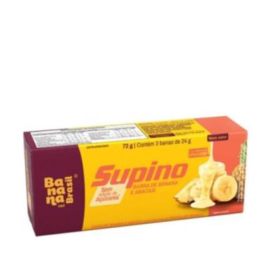 Imagem de Barra de Frutas e Abacaxi Supino Banana Brasil  72g