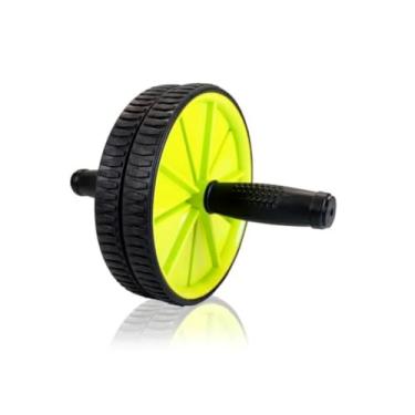 Imagem de Roda de Exercício Abdominal Para Treinos Fitness(Amarelo)