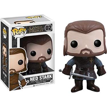 Imagem de Funko Ned Stark: Game of Thrones x POP! Boneco de vinil e 1 pacote protetor gráfico de plástico PET [#002 / 03016 - B]