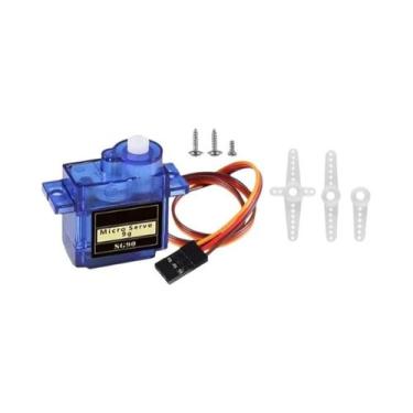 Imagem de Mini Servo Digital Aokin Sg90 Mg90s 9g 180/360 Graus Para Helicóptero 