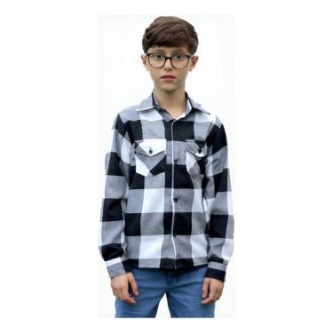 Imagem de Camisa Flanela Xadrez Cowboy Infantil E Juvenil 1 Ao 16. - Maximus, Br