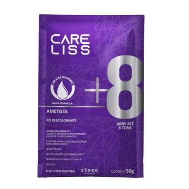 Imagem de po Descolorante capilar Ametista 8 tons Care Liss 50g