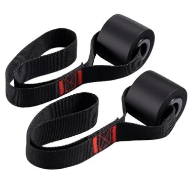 Imagem de Slim Panda Âncora de porta para exercícios de faixas de resistência, sistema de âncora de bandas de resistência, acessório de academia de porta para fitness em casa, treinamento de força.