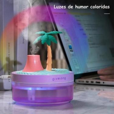 Imagem de Umidificador de Ar Paisagem 340ml Difusor de Aromaterapia com LED e De