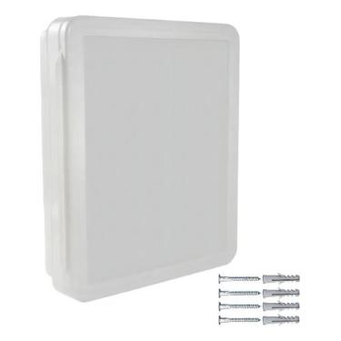 Imagem de Armário para Banheiro de Embutir/Sobrepor com Espelho De Vidro, acompa