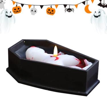 Imagem de Velas Perfumadas Para O Ambiente Doméstico, Decoração Gótica Vintage Para Casa No, Centro De Mesa Cofre Para Festas De Aniversário E Halloween