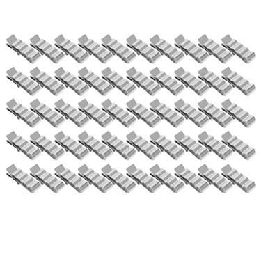 Imagem de Zaweliyo 50pcs 304 Clipes de Cabo de Aço Inoxidável Clipes de Cabo de Gerenciamento de Cabos Grampo de 4 Arame Com Design de Farpado para Painel Solar Fotovoltaico, Clipes de