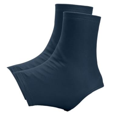 Imagem de menolana Protetor de chuteiras antiderrapantes para futebol, ajuste universal, proteção contra detritos de gramado, suporte de tornozelo, protetor de chuteiras, Azul-marinho