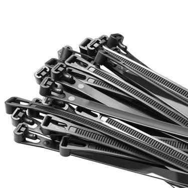 Imagem de Abraçadeira Cinta Plastica Reutilizavel 7,6 X 150Mm 50 Pçs