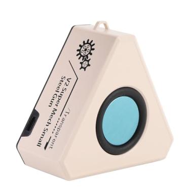 Imagem de Bewinner Alto -falante Bluetooth Portátil, Alto -falante à Prova de água Com Luz de LED Dinâmica, Som Estéreo de 360 ° para Festas Piscina de Praia Ao Ar Livre, 12h de Reprodução e (Bege)