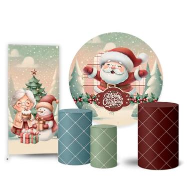 Imagem de Trio Capas Cilindro + Painel Sublimado + Lateral Natal (K2NAT0046)