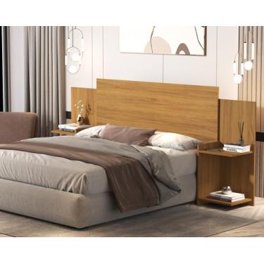 Imagem de Cabeçeira Casal Box Áustria 100% Mdf Multimídias P/ 138/158 Cm -Basoto