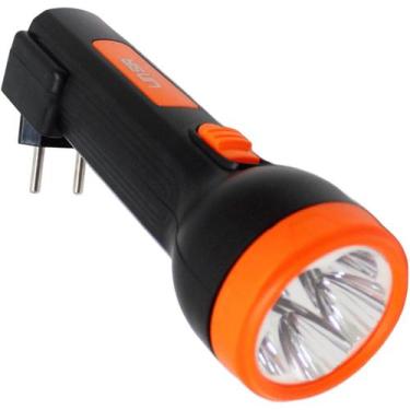 Imagem de Lanterna LED Recarregável Bivolt Longo Alcance Caça E Pesca - Genérico