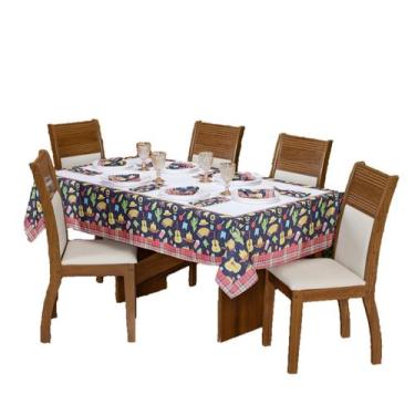 Imagem de Toalha De Mesa Avulsa Festa Junina 16 Lugares 5,00 X 1,50 - Nalu Casa 