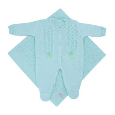 Imagem de Saída de Maternidade Trabalhado - Kowak, Verde, RN