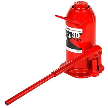 Imagem de AFF Conector de garrafa hidráulica Super Duty 30 toneladas, manual, cilindro soldado, estrutura de aço de alta qualidade, base forjada e soldada, 3630