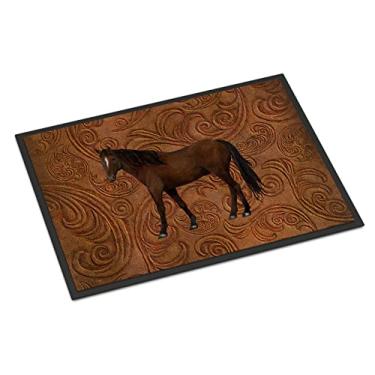 Imagem de Caroline's Treasures SB3066JMAT Tapete de cavalo para ambientes internos ou externos 61 x 91 cm, 60 x 91 cm, multicolorido