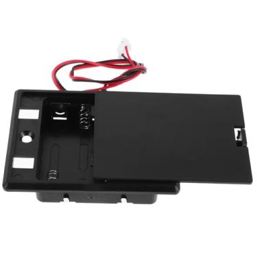 Imagem de ARTIBETTER Interior Aa caixa de bateria cofre suporte de bateria fácil instalação para segurança e fornecimento em eletrônicos domésticos
